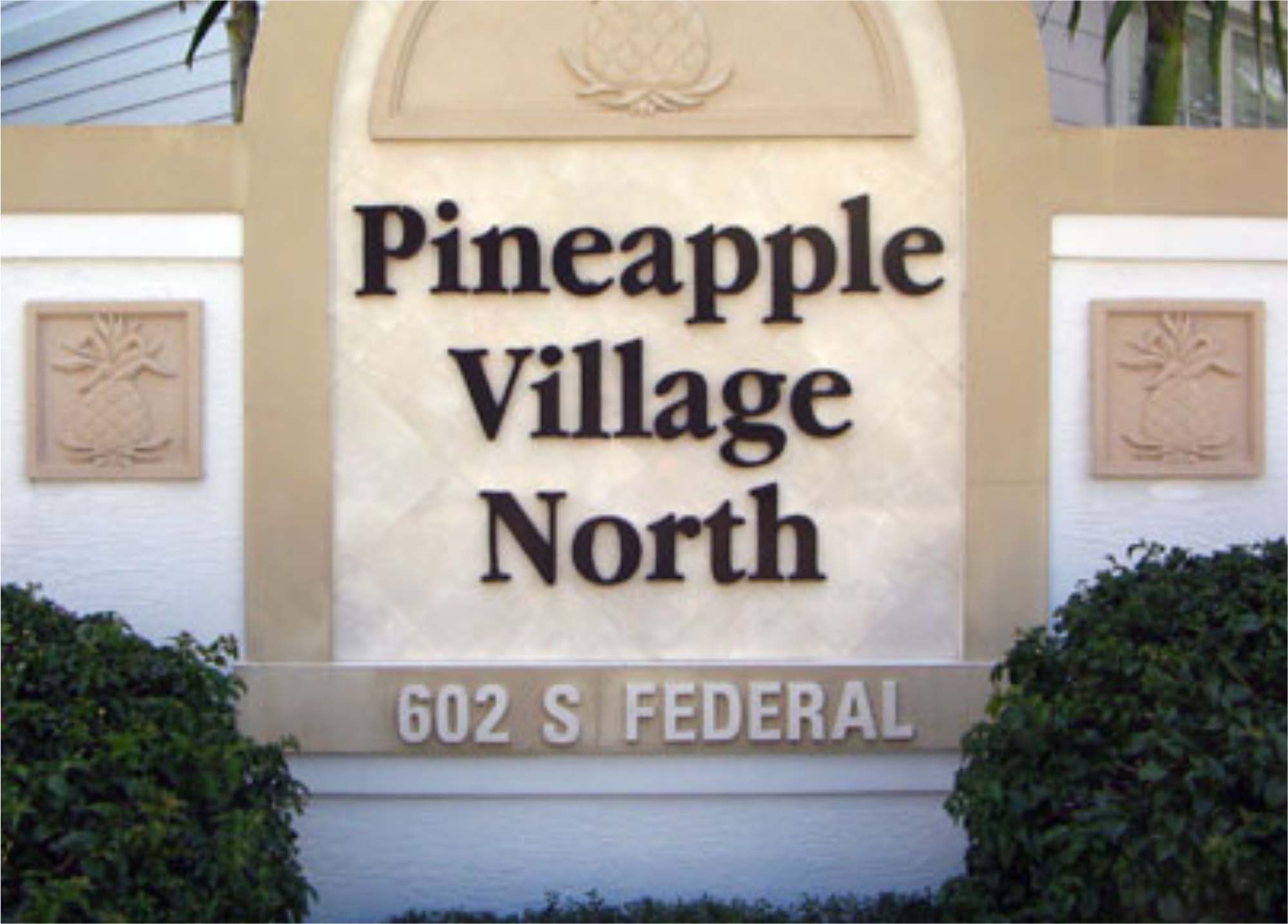 Dimensional letter signage installation by Robert Dunn Signs